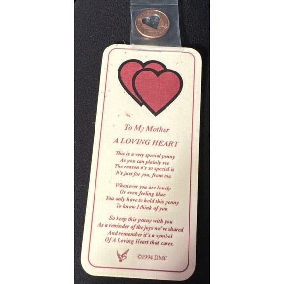 Poem and Penney A Loving Heart To My Mother 1994 DMC - Picture 5 of 5
